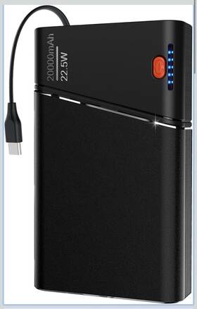 22.5w Kesguar 734134409452 Portable Charger 20000mah Pd 3.0 And Qc 4.0 Power Bank Aerospace Metal Case