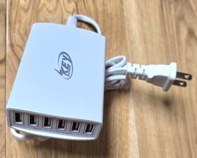 H-hdd10-624 Key Power H-hdf10-624 60w 6 Port Usb Wall Plug Multi Charger Model White