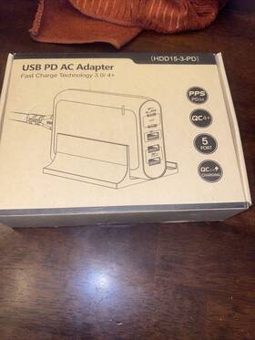 Hdd15-3-pd Key Power Hdd153pd Usb Pd Ac Adapter Fast Charger