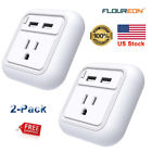 Kf-8908 Floureon Dual Usb Wall Mount Charger Phone Power 667016754671