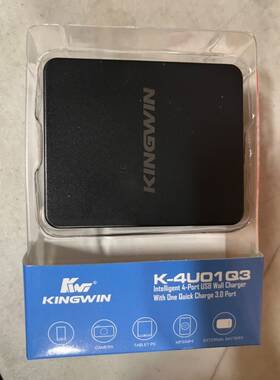 K-4u01q3 Kingwin 4 X Port Usb Charger 1 Quick Charge 3.0