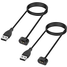 Ksm461 Kissmart Charger For Amazfit Band 7 Replacement Usb Magnetic Charging Black