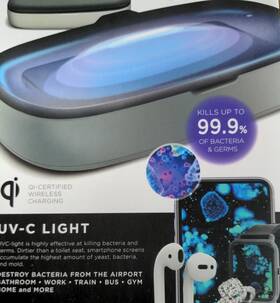 Kit 680079468842 New Vie Oli Uvc Sanitizer Wireless Phone Charging Open Sealed Box