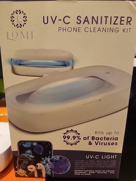 Kit 680079490294 Vie Oli Uv-c Sanitizer And Wireless Phone Charging Tested With Manual