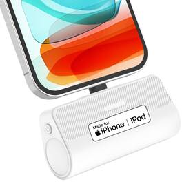 Kkd 786661512464 Portable Charger For Iphone Built-in Mfi Certified Plug 5000mah Small P