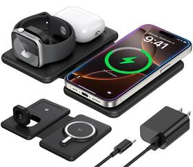 G910 Kmsoioa Wireless Charger For Iphone-3 In 1 Charging Station Apple Multiple Device