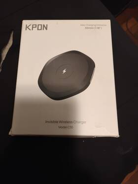 B0bjp9l9gt Kpon Invisible Wireless Charger 30mm/1.18 Inch Under Desk For Iphone Samsung Galaxy