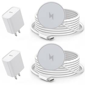 Hxf-8 Kruidvat 15w Magnetic Wireless Charger For Iphone 16/15 2-pack Usb-c Adapter