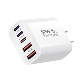 Kthall 607603442802 Usb C Fast Wall Charger Block 60w 5-port Usbc Iphone 1pack
