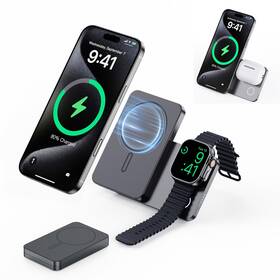 Ku Xiu 976973833812 K2 Magnetic Power Bank 5000mah Qi2 Certified 15w Fast Wireless Charge
