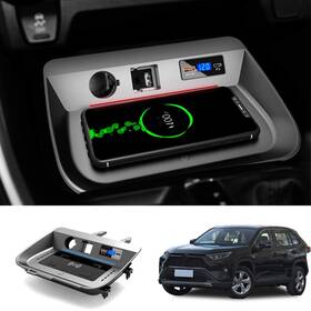 Clec-w832 Kucok Car Wireless Charger Mount Fit For Toyota Rav4 2019-2025 Qc 3.0 Fast Charging