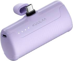 Kuulaa Kl-yd47-c1 Portable Charger Usb C Power Bank 4500mah Small Phone Purple