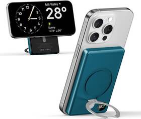 Kl-yd60 Kuulaa 10000mah Magnetic Power Bank With Led Display And Stand Pd 20w Fast Charging