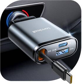 Lamicall 445033625692 Car Charger Usb C Compatible With Iphone 17 16 15 Fast Charging Ultra