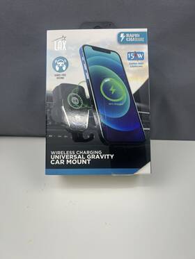 Lax 810108371397 Wireless Charging Car Mount Holder Universal Gravity