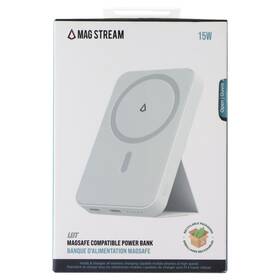 Lbt 883672046381 Mag Stream 15w Magsafe Compatible Power Bank 5000 Mah - White