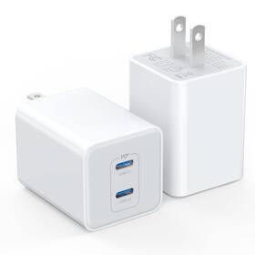 Hnt-pd402 Lcgens 2-pack Usb C Charger Block 40w Dual Port 20w Pd 3.0 Type Fast Wall Charg