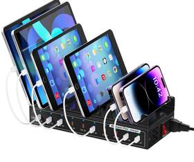 200w Lcoco&dream 765477657910 Fast Usb Charging Station 10 Type-c Ports A Grade Smart Protection Cha