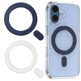 Ldsxay Mag-r1 Universal Magsafe Ring 2 Pcs Magnet Sticker Magnetic White Blue