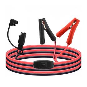 Uslh-7129 Leehitech 16awg Battery Charger Clamps To Sae Connector 12v Heavy Duty Alligat