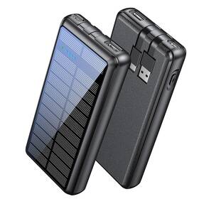 Lengsum 778299165822 Portable Charger 36800mah Power Bank Solar With 2 Output Ports Buil
