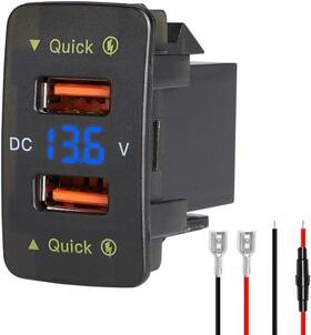 Qc3.0 Levigo Bt02 Car Charger Usb Fast Charging Suitable For Honda Cars Power Sock