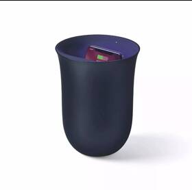 Lexon 660491057265 Oblio Qi Wireless Charger And Phone Sanitizer Uv Disinfection Light Fast