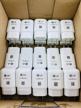 Mcs-h06wa Lg Mcsh06wa Lot Of 20 - 1.8 Amps Fast Charger White Used