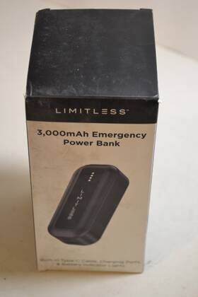 Lim-emr3kpbm001 Limitless Innovations 3 000mah Emergency Power Bank