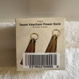 Lim-tssl2 Limitless 020 2-pack Tassel Keychain Power Bank Portable Chargers