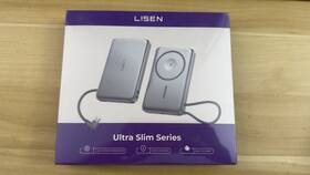 2e448 Lisen 0.5ftft Ultra Slim Magsafe Power Bank For Iphone And Apple Watch 10000mah