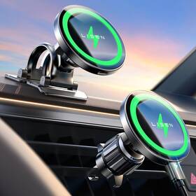 Lisen 445009266201 For 15w Magsafe Car Mount Charger Magnetic Wireless Iphone