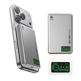 Lito 180004839996 10000mah Ultra-slim 0.5 Inch Magnetic Power Bank Magsafe Compatible Wireles