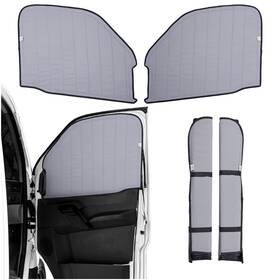 Bc07sp-s-gr Living In A Bubble Insulated Blackout Front Window Covers For Mercedes Benz S