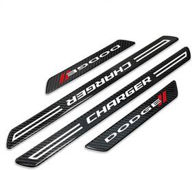 Llc 445029080047 Compatible With Dodge Charger Black Real Carbon Fiber 4 Pcs Univers