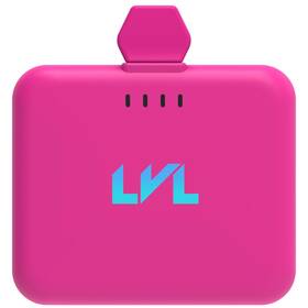 Lvl25 Llevvell Spark Portable Charger For Iphone 17/16/15 Usb C 2500mah Power Pink