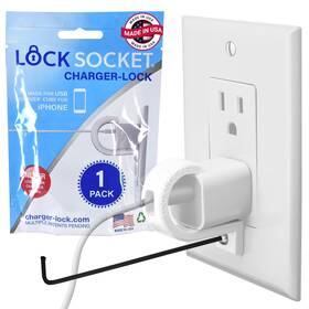 Lock Socket 680587998992 Charger Original Usb Cube - Anti Theft Cord And Outlet