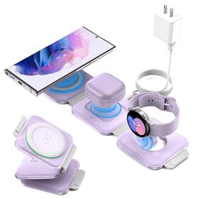 Gy-z12s-1 Lopuion Pocket Wireless Charger For Samsung Android Phone Foldable Travel C