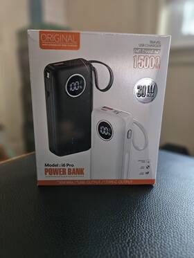 I6-pro Loveledi Power Bank Portable Charger 15000mah Pd 30w Fast Charging Built Deep Black