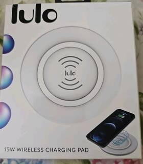 Lulo 841351190664 White Fast Wireless 3-feet Usb-c Cable Pocket-sized 15w Charging Pad