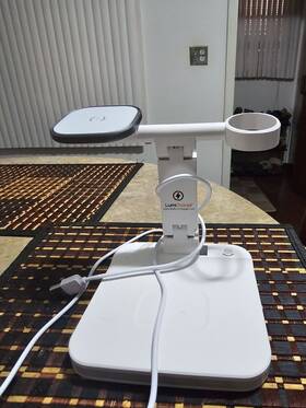 Lumicharge 860005998678 Wireless Charging Station - 4-in-1 Foldable Fast Qi Fits Apple White