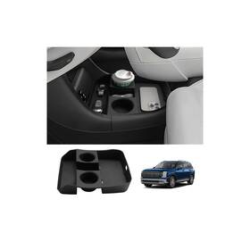 Lbox-26-palisade-black Luwu Low Center Console Organizer Compatible With 2026 Hyundai Palisade Acces
