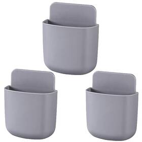Lvyouif 652042845134 3 Pack Remote Control Holder Wall Mount Holders Hole-free Phone Charging Orga