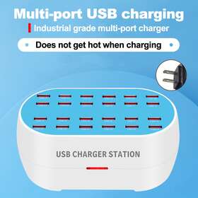 S006-095-us Madhornets 180w Charger Hub 24 Usb Ports Dock Station For Multiple Device Us Plug