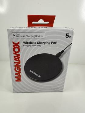 Mch4025 Magnavox New 5w Wireless Charging Pad - Black Sealed
