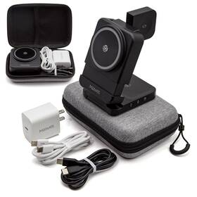 Maiweis 762744025496 Foldable Charging Station 3 In 1 Wireless Charger Adjustable Phone Stand M
