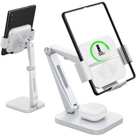 Makaqi 785034210044 Wireless Charging Station For Z Fold 6/5/4/3/2 3 Coils 2 In 1 Fast