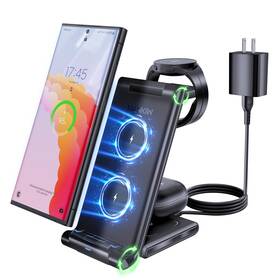 Mankiw 760839245989 Wireless Charging Station For Samsung Foldable 3 In 1 Fast Charger Sta