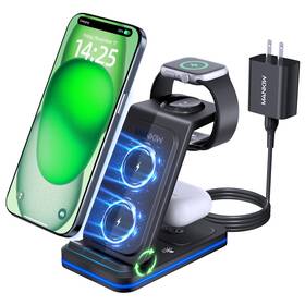 A100 Mankiw 764126656281 3 In 1 Charging Station For Applefoldable Fast Wireless Charger Iphone Tr