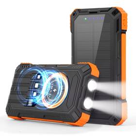 Pn-b10 Marrrch Solar Charger Power Bank 36000mah Portable Wireless With Usb-c In/out